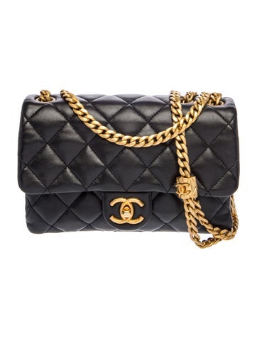 Small Pillow Crush Flap Bag