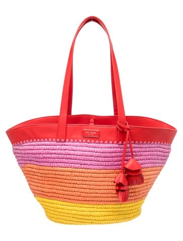 Raffia Bucket Bag