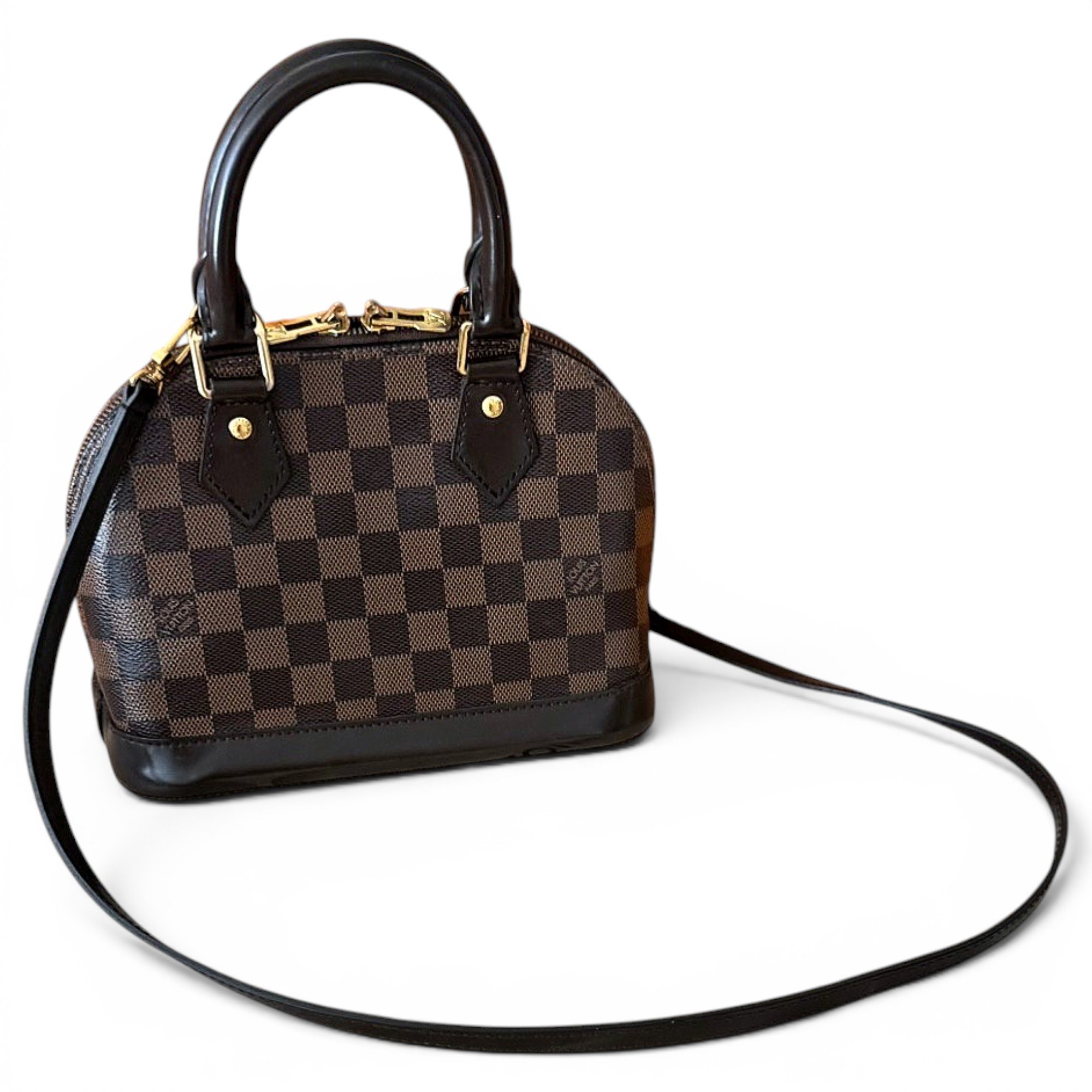 Louis Vuitton Alma leather handbag