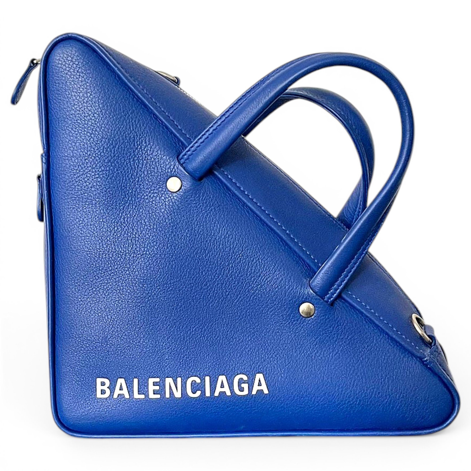 Balenciaga Triangle leather handbag