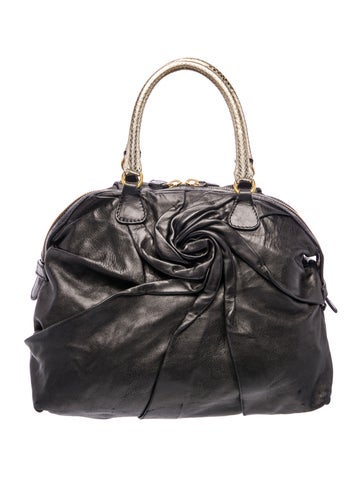 Leather Nappa Petale Dome Vintage