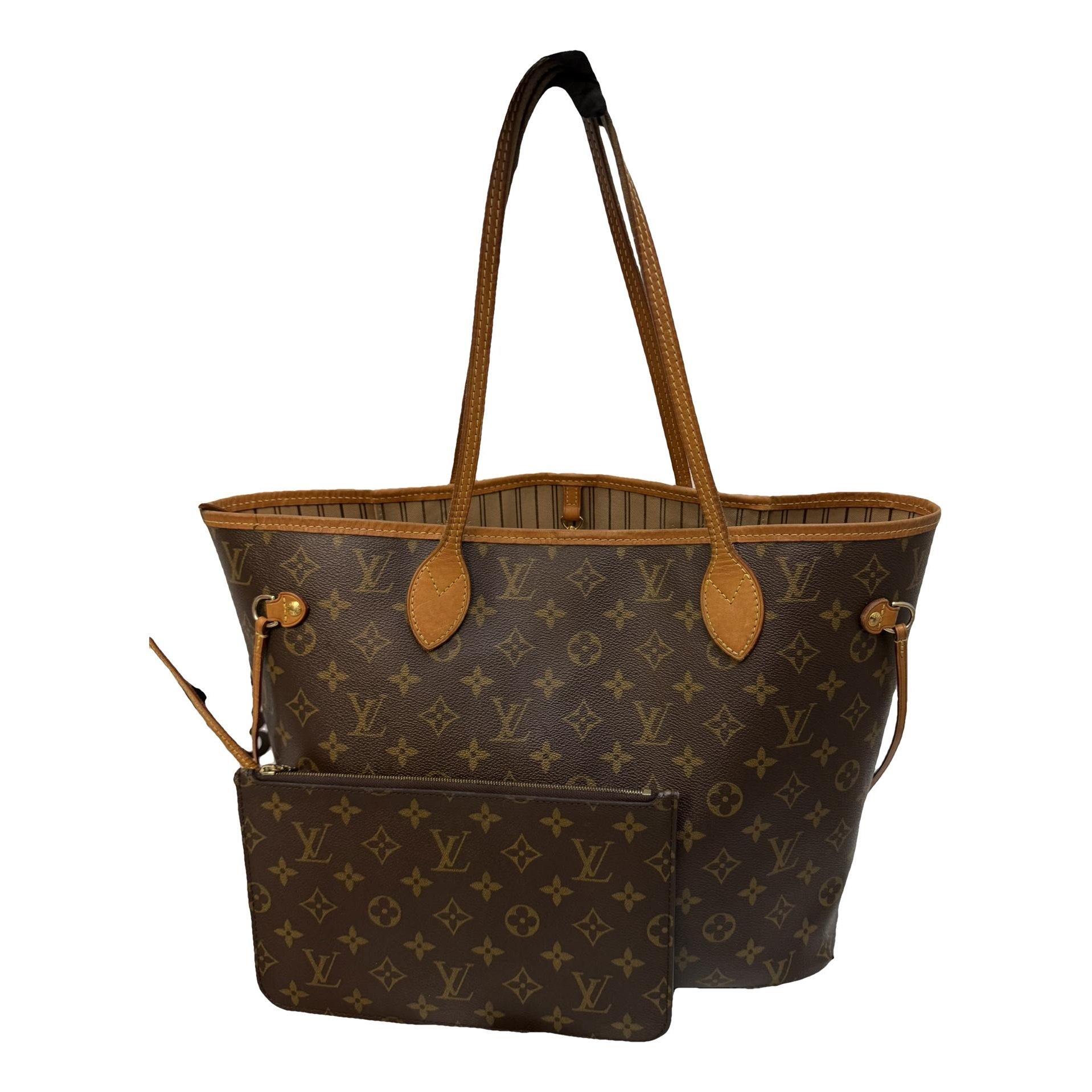 Louis Vuitton Neverfull leather tote