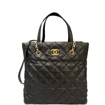 Calfskin Retro Chain Tote