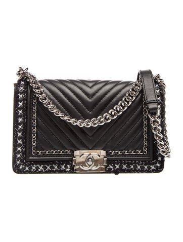 Medium Chevron Jacket Boy Bag