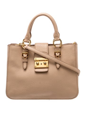 Goat Leather Top Handle Bag