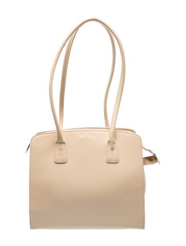 Leather Top Handle Bag