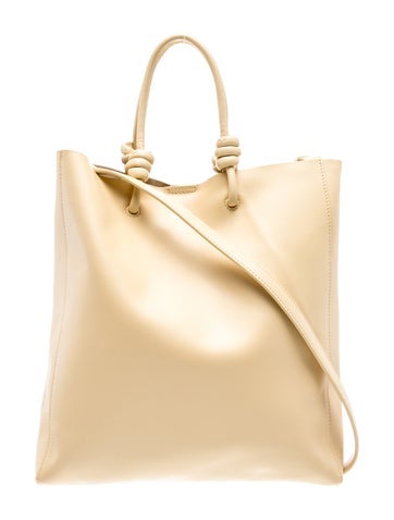 Jil Sander Leather Giro tote bag Medium