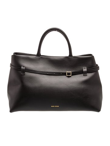 Manu Atelier Leather Top Handle Bag