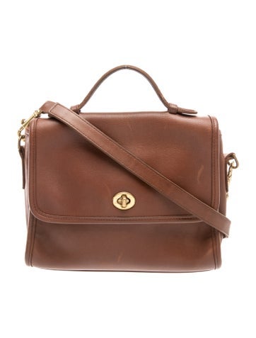 Leather Top Handle Bag