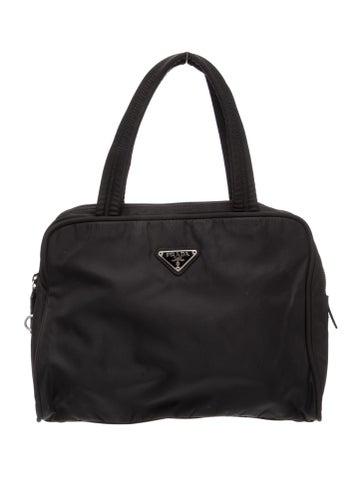 Tessuto Nylon Top Handle Bag Vintage