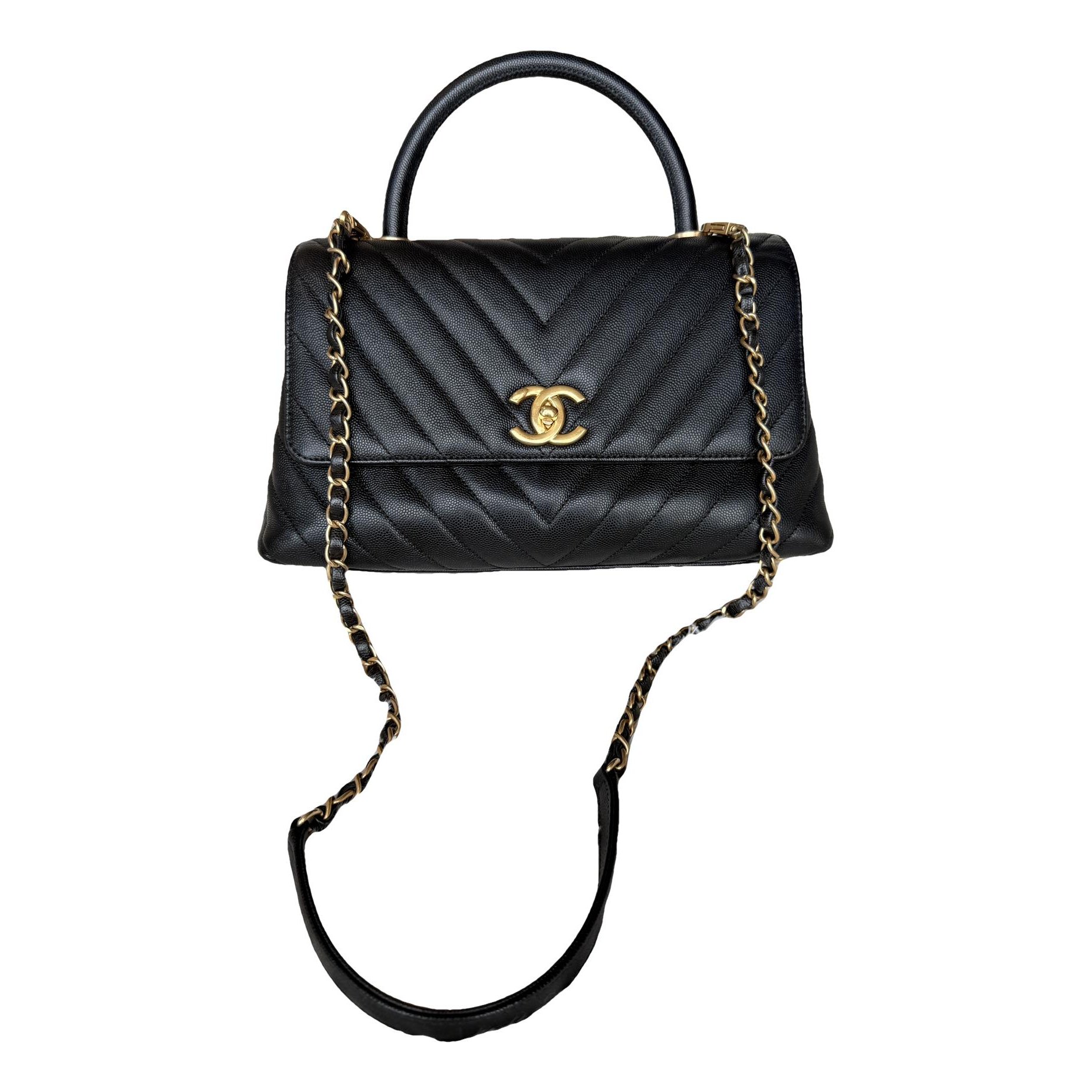 Chanel Coco Handle leather handbag