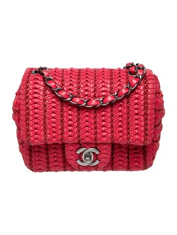 Paris-Seoul Mini Crochet Flap Bag