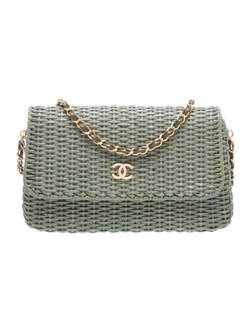 Wicker CC Flap Bag