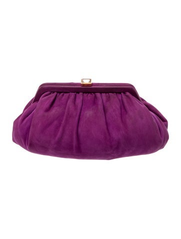 Suede Clutch Vintage
