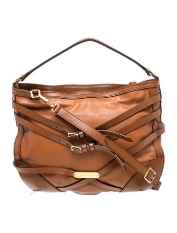 Leather Shoulder Bag Large