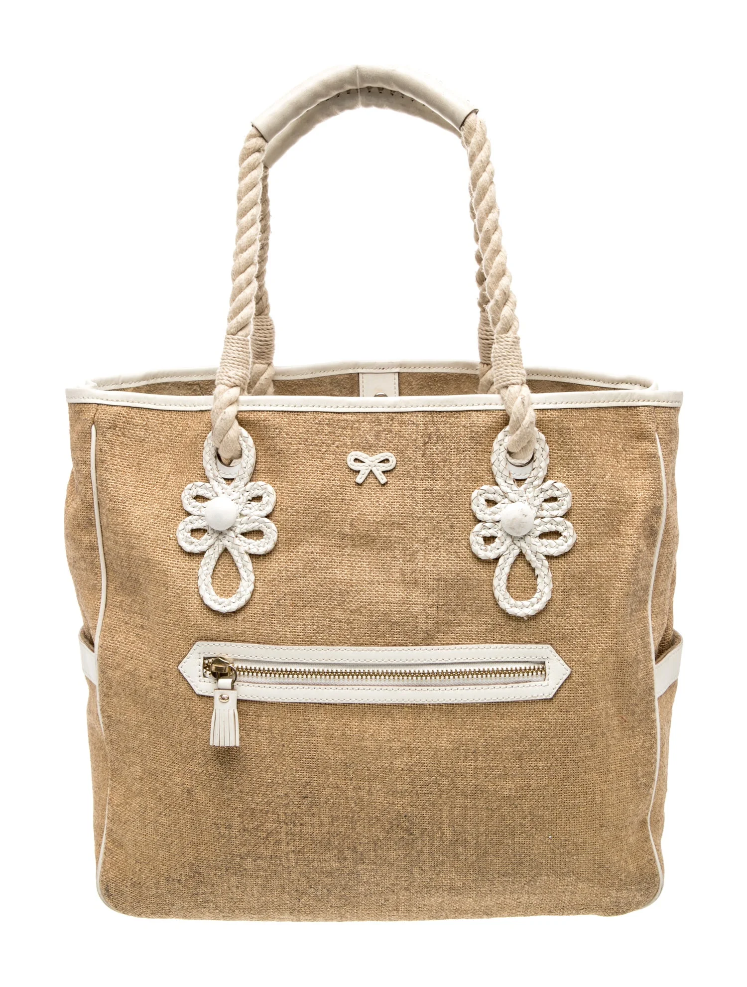 Anya Hindmarch Canvas Shoulder Bag