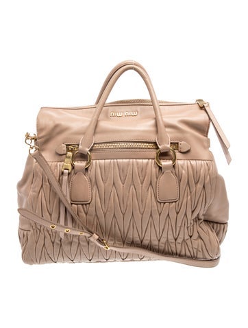 Leather Top Handle Bag