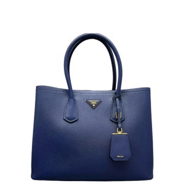 Saffiano Lux Leather Double Bag Large