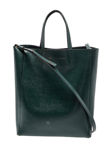 Leather Vertical Cabas