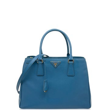 Calfskin Double Zip Tote Bag Medium