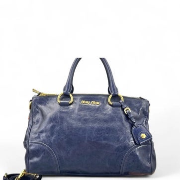 Calfskin Top Handle Bag Medium