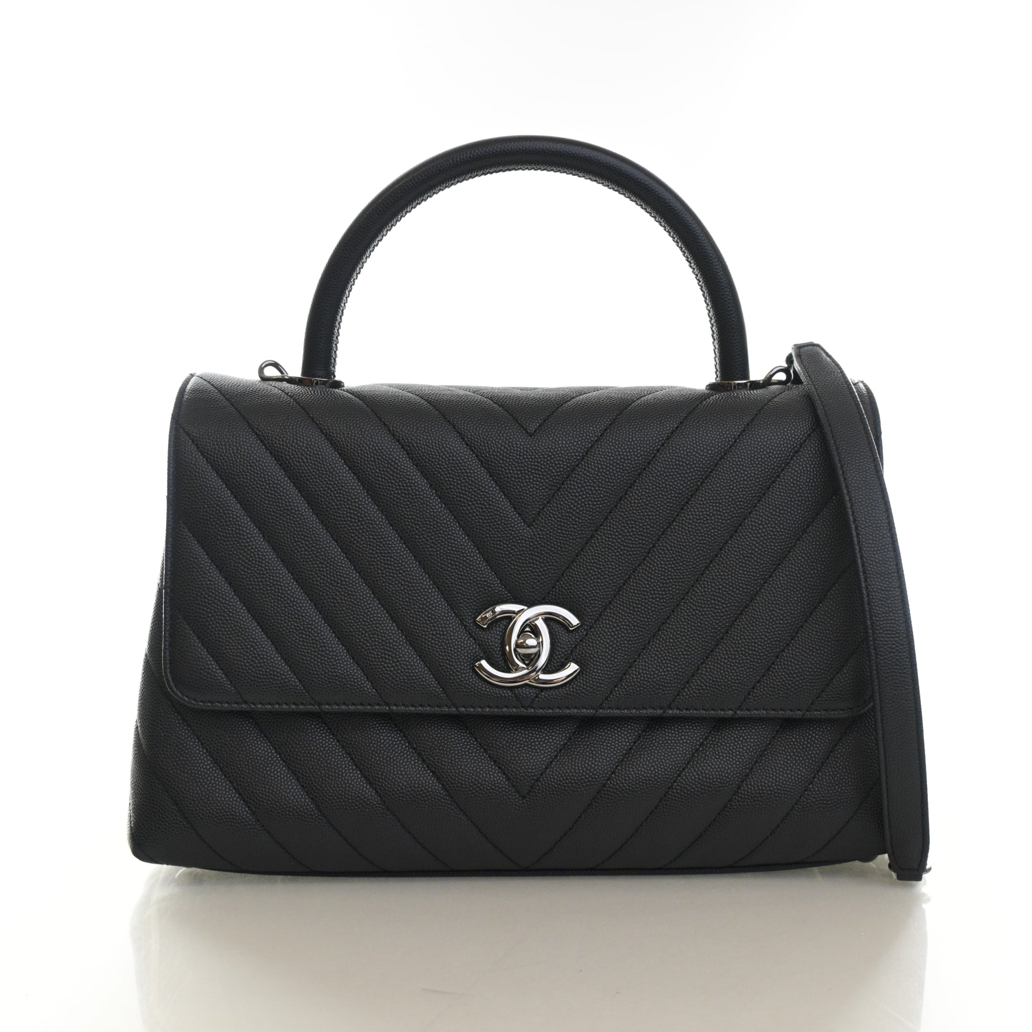 Chanel Medium Caviar Coco Handle Bag