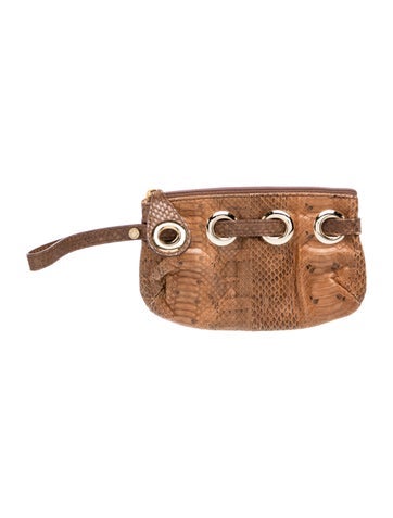 Snakeskin Clutch