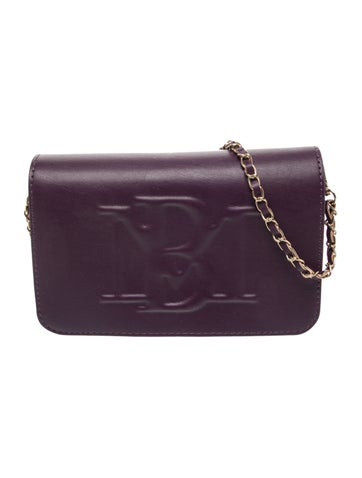 Badgley Mischka Leather Evening Bag w/ Tags
