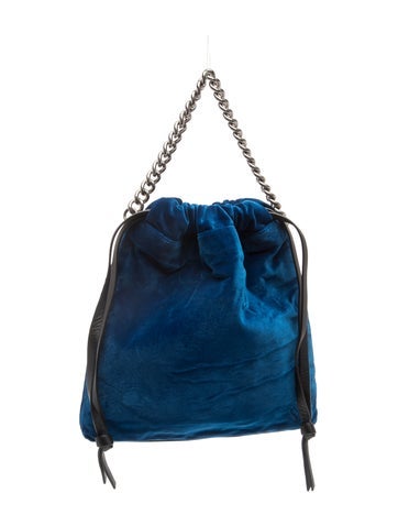 Velvet Bucket Bag