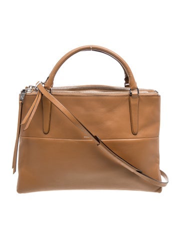 Leather Top Handle Bag