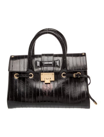 Leather Top Handle Bag