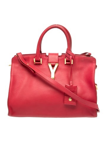 Leather Y Cabas Small