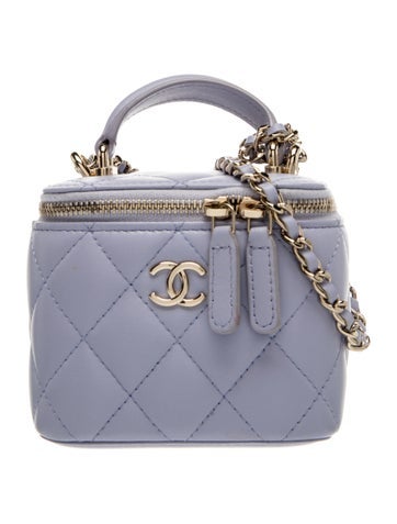 Mini Top Handle Vanity Case w/ Chain