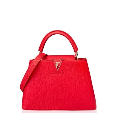 Taurillon Leather Capucines Bb