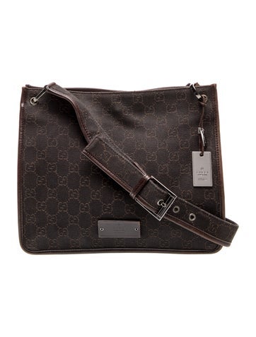 GG Denim Crossbody Bag