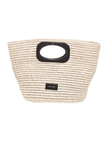 Straw Top Handle Bag