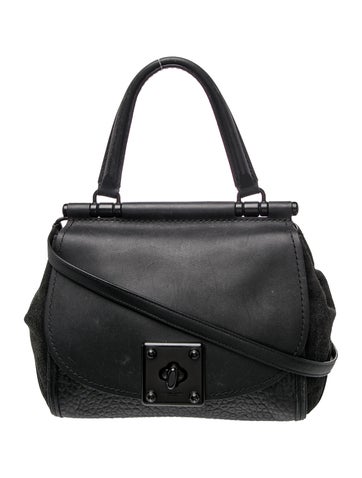 Leather Top Handle Bag