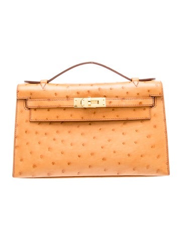 Ostrich Kelly Pochette