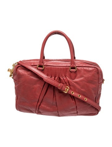 Leather Top Handle Bag
