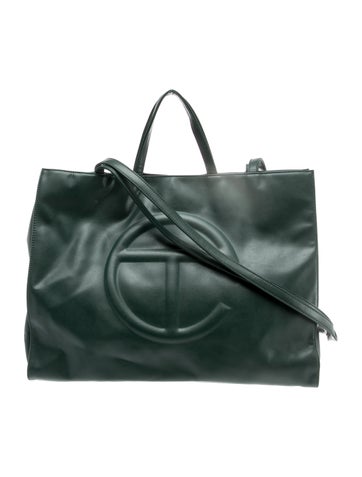 Vegan Leather Shopping Bag