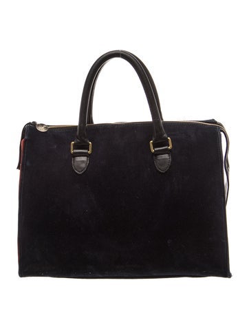 Clare V. Suede Top Handle Bag