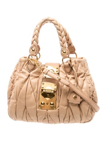 Leather Top Handle Bag