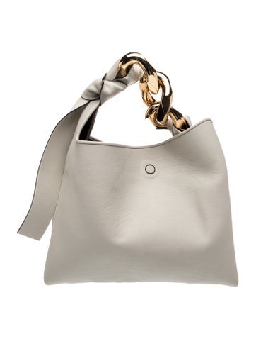Chain-Link Top Handle Bag
