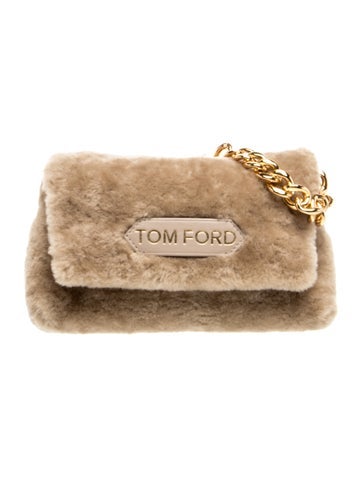 Fur Label Shearling Top Handle Bag Mini w/ Tags