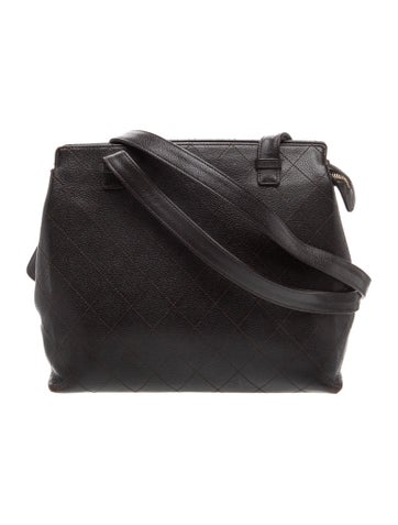 Quilted Caviar Tote