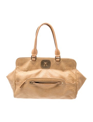 Leather Top Handle Bag