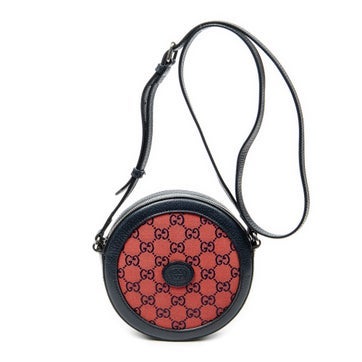Canvas GG Round Crossbody