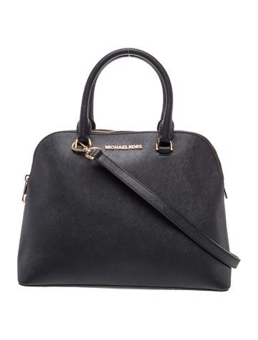 Saffiano Leather Top Handle Bag