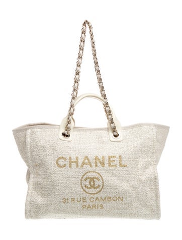 Tweed Medium Deauville Shopping Bag