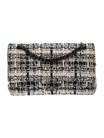 Classic Tweed Medium Double Flap Bag
